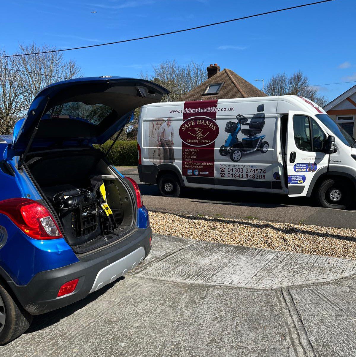 boot scooter & van